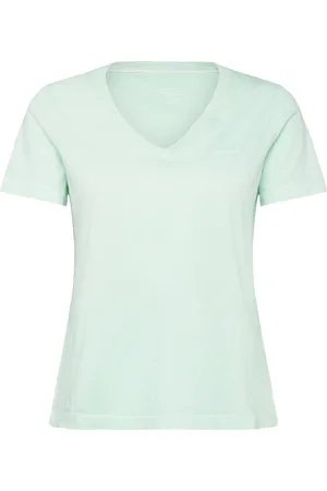 GANT Reg Sunfaded Ss V-Neck T-Shirt Green