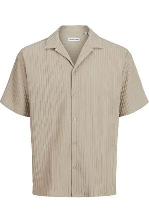 JACK & JONES Jjmassimo Resort Shirt Ss Jnr Beige Jack & J S
