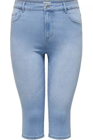 ONLY Caraugusta Hw Sk Knickers Dnm Bj13 Noos Blue