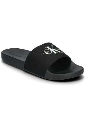 Calvin Klein Slide Monogram Cv Black