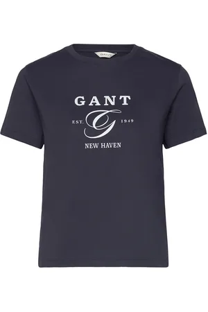 GANT Reg Graphic Ss T-Shirt Navy