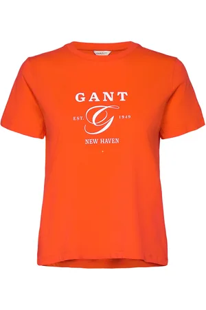 GANT Reg Graphic Ss T-Shirt Orange