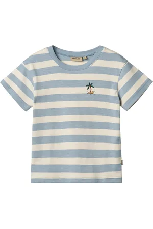 WHEAT T-Shirt S/S Liam Blue