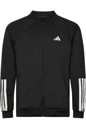 adidas 3-Stripe Knitted Jacket Black