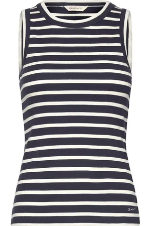 GANT Striped Tank Top Navy