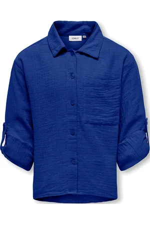ONLY Kogthyra Life L/S Shirt Wvn Blue