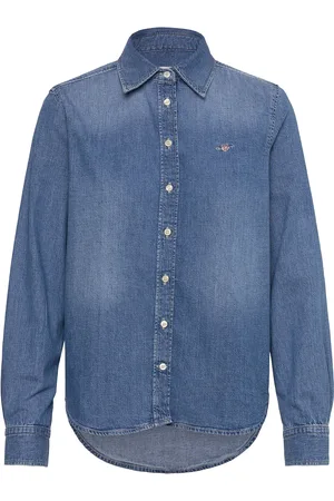 GANT Reg Denim Shirt Blue