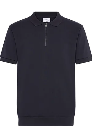 Lindbergh Jersey Pique With. Zip S/S