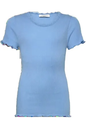 Rosemunde Rkbalta Ss Regular Lace T-Shirt Blue