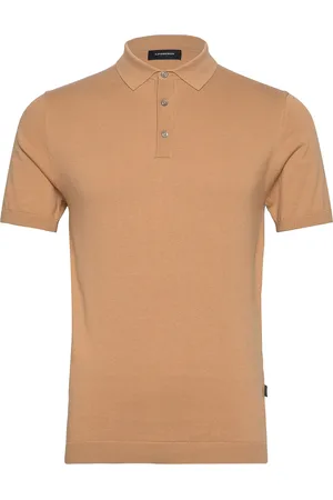Lindbergh Polo S/S With Buttons Brown