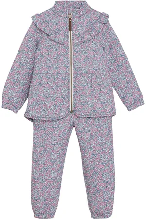 EN FANT Thermal Set W. Frills, Aop Purple