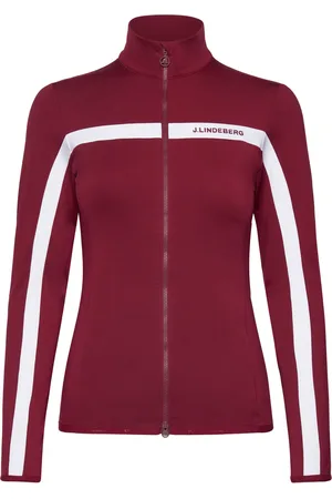 J Lindeberg Seasonal Janice Mid Layer Red