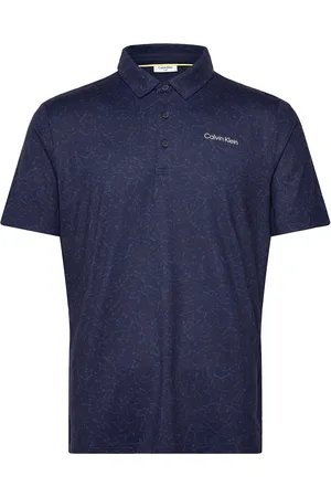 Calvin Klein Abstract Watercolour Printed Polo