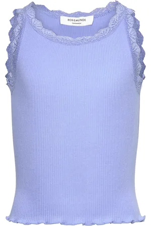 Rosemunde Rkbalta Sl Short Lace Top Blue