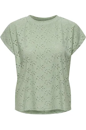 ONLY Onlsmilla S/S Top Jrs Noos Green