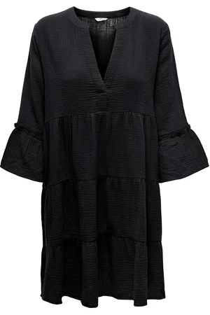 ONLY Carthyra Life Peplum Dress Wvn Black