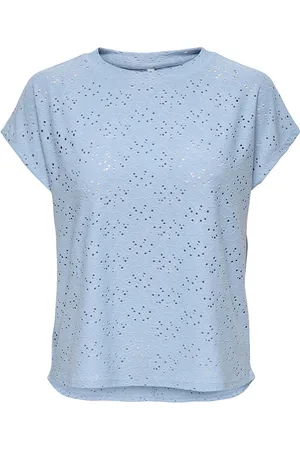 ONLY Onlsmilla S/S Top Jrs Noos Blue