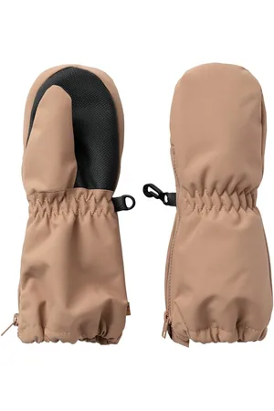 Lil Atelier Nmnlasnow10 Mitten Solid 1Fo Lil Beige
