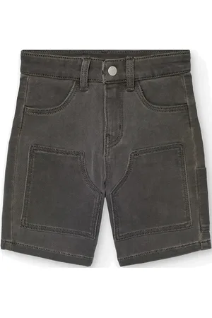 Boboli Knit Denim Bermuda Shorts