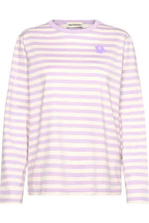 Marimekko Tasaraita Unikko Ls Pink