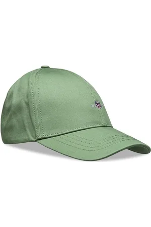 GANT High Shield Cotton Twill Cap Green