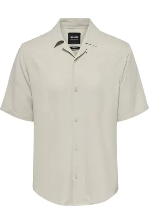 Only & Sons Onsdash Life Reg Res Ss 001 Shirt Noos Beige