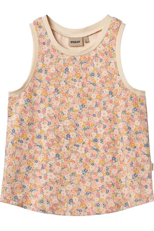 WHEAT Top Sava Patterned