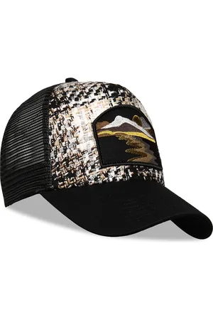 UPFRONT Aslan Checked Trucker Cap