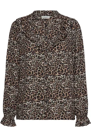 Rosemunde Rwelif Ls Frill Shirt Brown