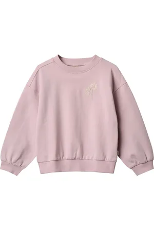 WHEAT Sweatshirt L/S Embroidery Eliza Pink