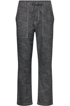 Anerkjendt Akjan Twill Contrast Pants Grey