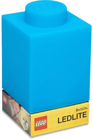 EUROMIC Lego Ikonisk, Silik Klods 1000% Med Led-Lys Blå