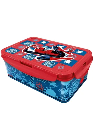 EUROMIC Spiderman, Madkasse Med Aftagelige Rum Patterned