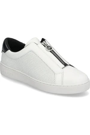 Michael Kors Keaton Zip Slip On White