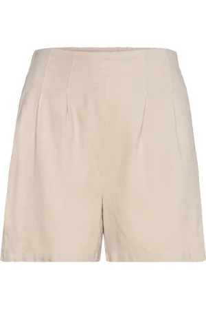VERO MODA Vmjesmilo Hw Shorts Wvn Ga Noos Beige
