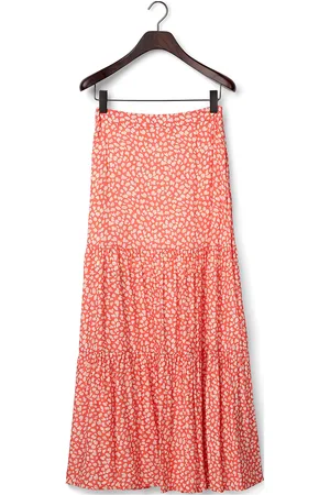 Lexington Printed Maxi Skirt Red