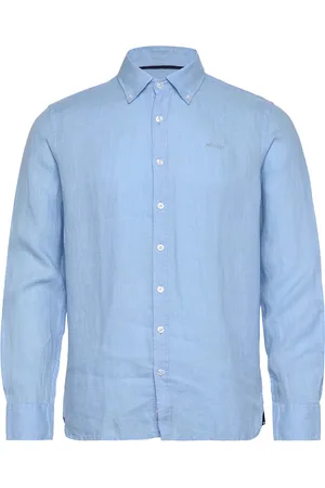SEBAGO Linen Shirt Blue