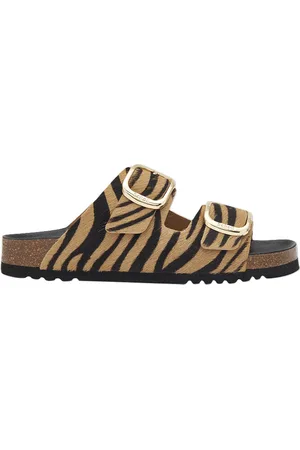 Scholl Sl Noelle Leather Zebra Patterned