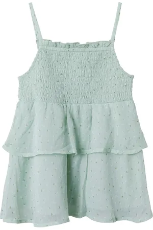NAME IT Nkffedolina Strap Top Green