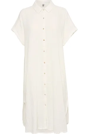 Culture Cuelina Kaftan Dress White
