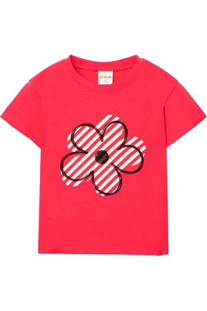 Boboli Knit T-Shirt Flame Red