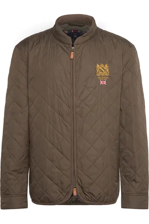 Morris Trenton Quilted Jacket Brown
