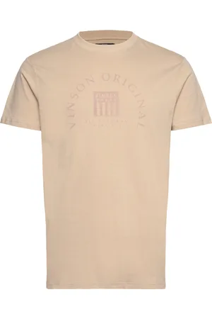 Vinson Kelvin Reg Sj Vin M Tee Beige