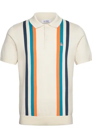 Original Penguin Cttn Vertical Stripe Cream