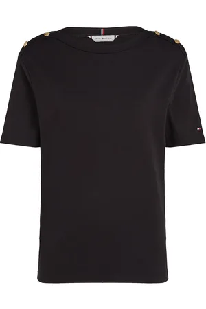 Tommy Hilfiger Reg Stripe Gold Btn C-Nk Ss