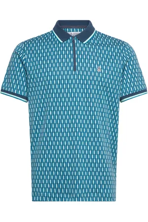 Original Penguin Ao Jqrd Tipped Geo P Blue