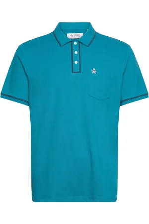 Original Penguin Earl Tncl Piq Sticke Blue