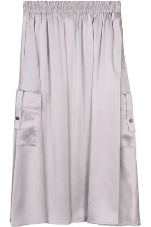 Ivo Nikkolo Woven Skirt, Sargo Grey