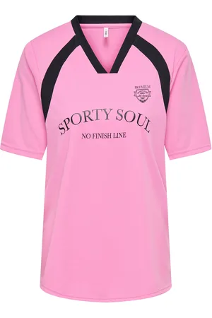 ONLY Onlnadine S/S Top Box Jrs Pink