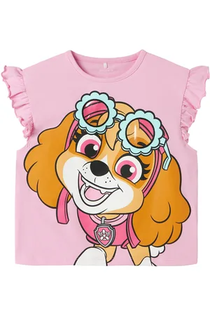 NAME IT Nmfmara Paw Capsl Nreg Top Box Cplg Pink